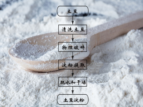 土豆淀粉的生產(chǎn)過(guò)程